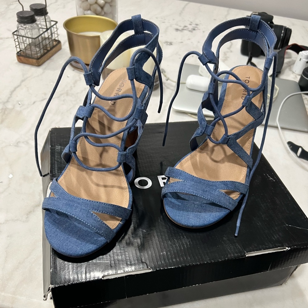 Torrid WW Denim Sandals